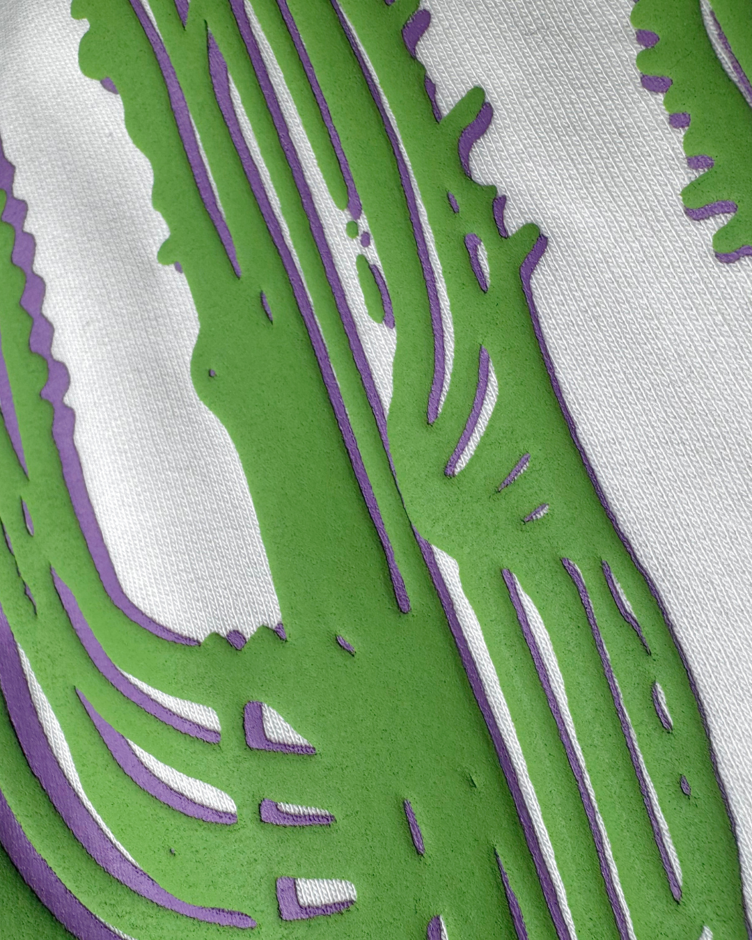 White baggy sweatshirt - Cactus