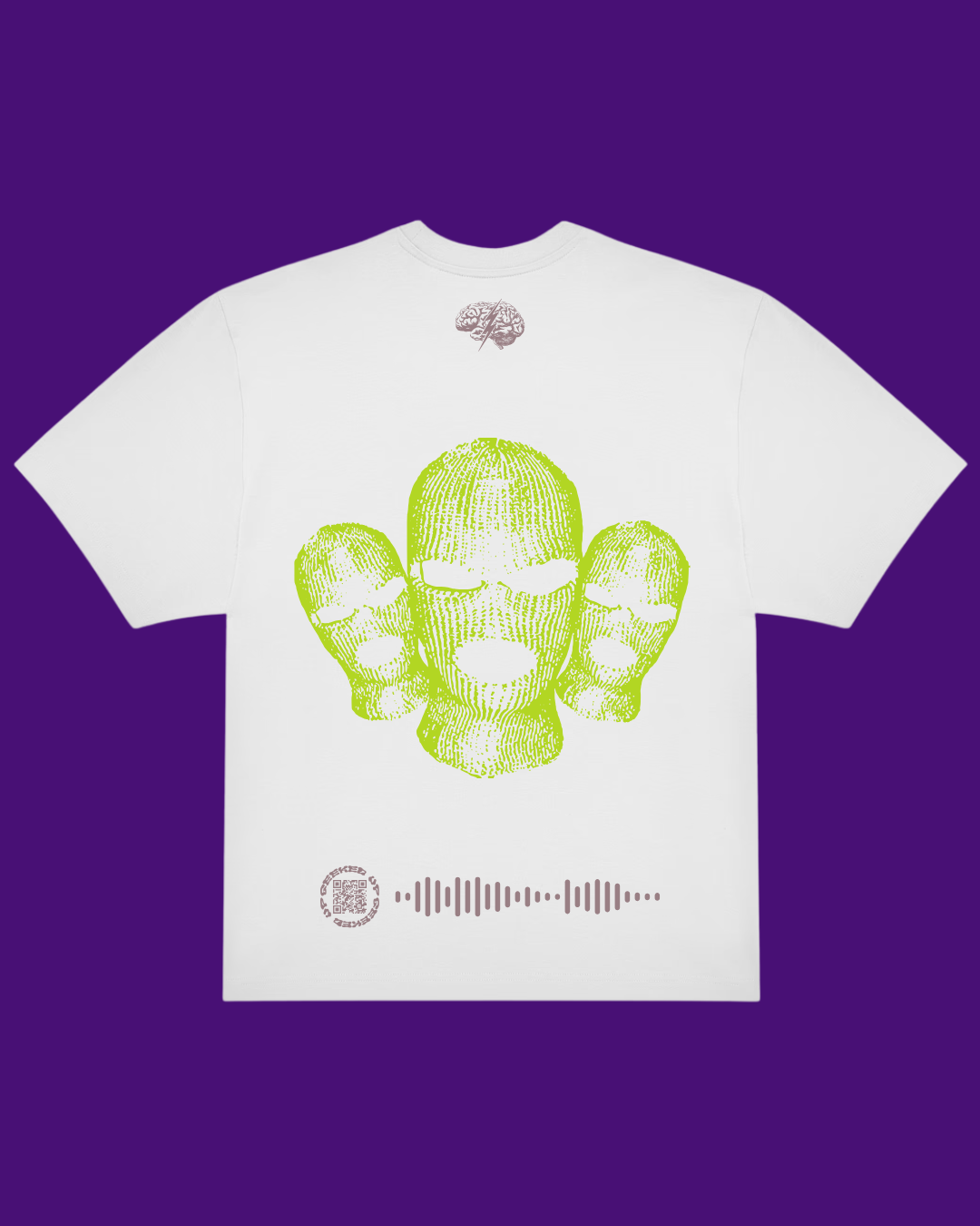 T-shirt bianca a maniche corte - Cactus
