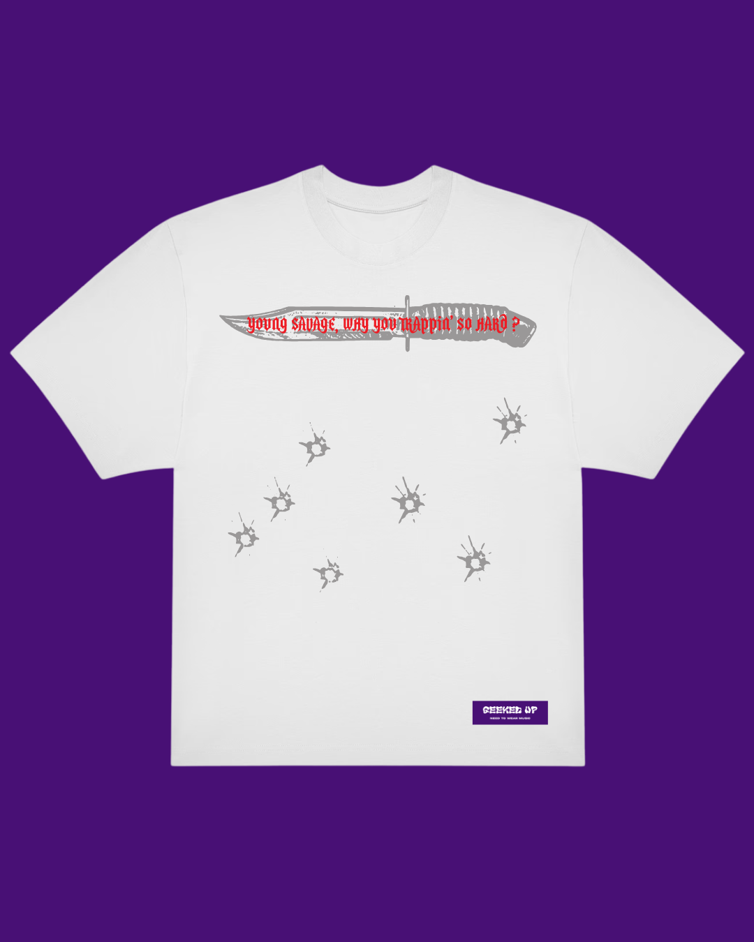 T-shirt bianca a maniche corte - 21