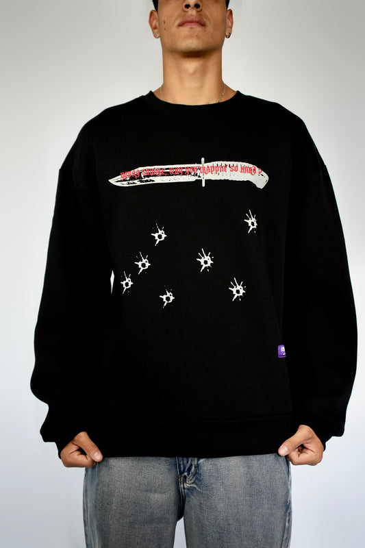 Felpa baggy nera - 21