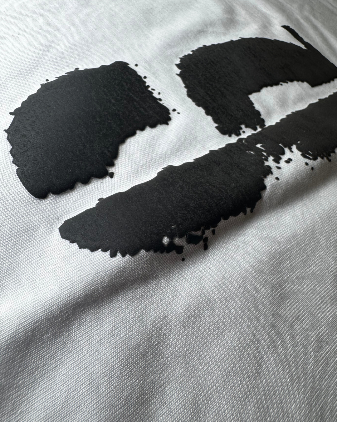 White oversized short-sleeved t-shirt - The 6