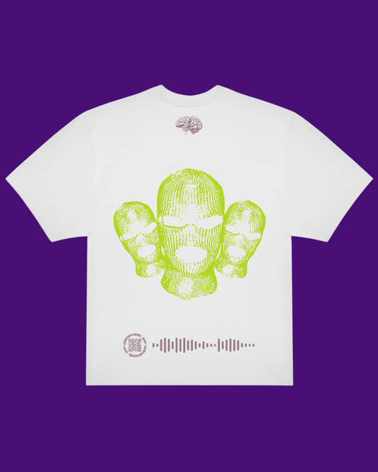 T-shirt bianca a maniche corte - Cactus