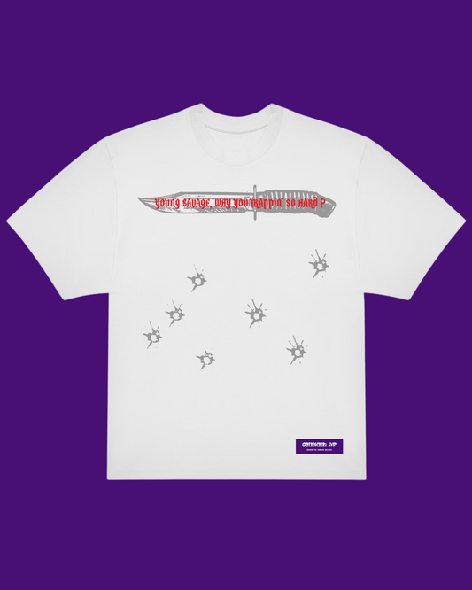 T-shirt bianca a maniche corte - 21