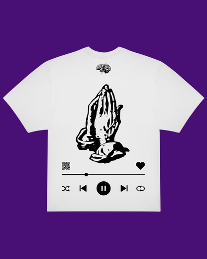 T-shirt bianca a maniche corte - The 6