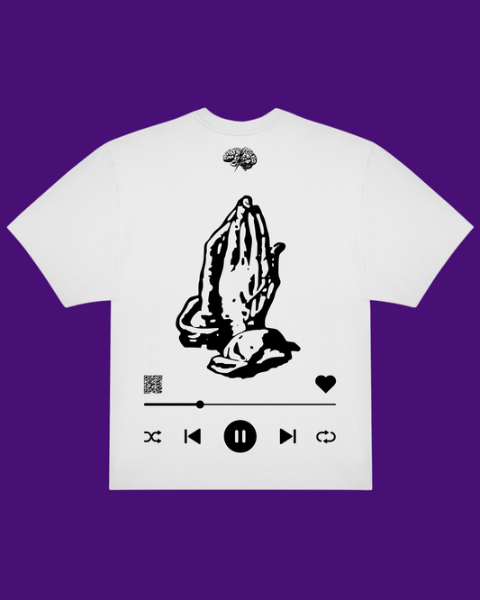 T-shirt bianca a maniche corte - The 6