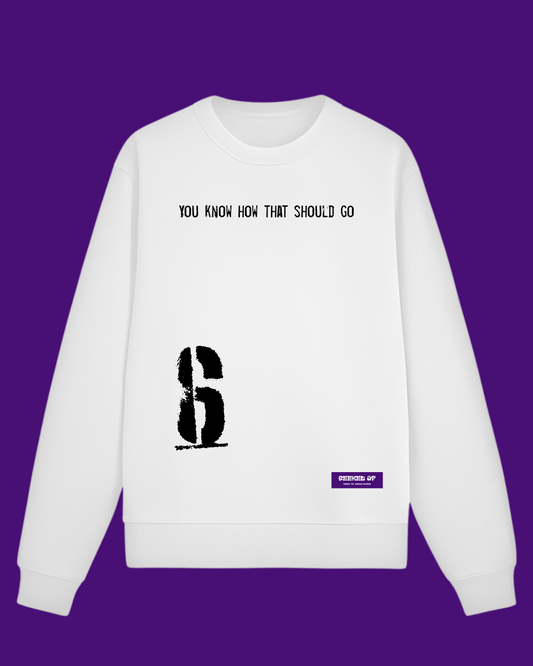 Felpa bianca - The 6