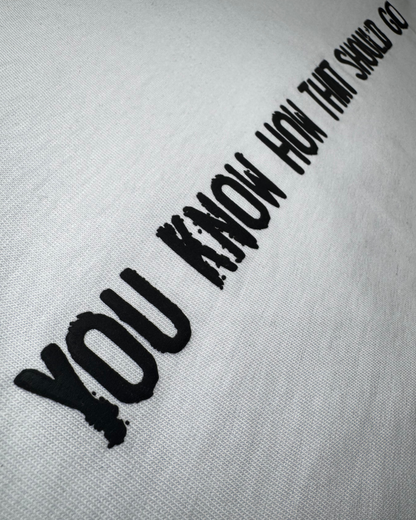 White oversized short-sleeved t-shirt - The 6