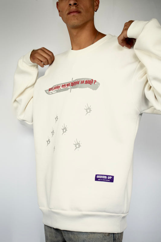 White Sweatshirt - 21